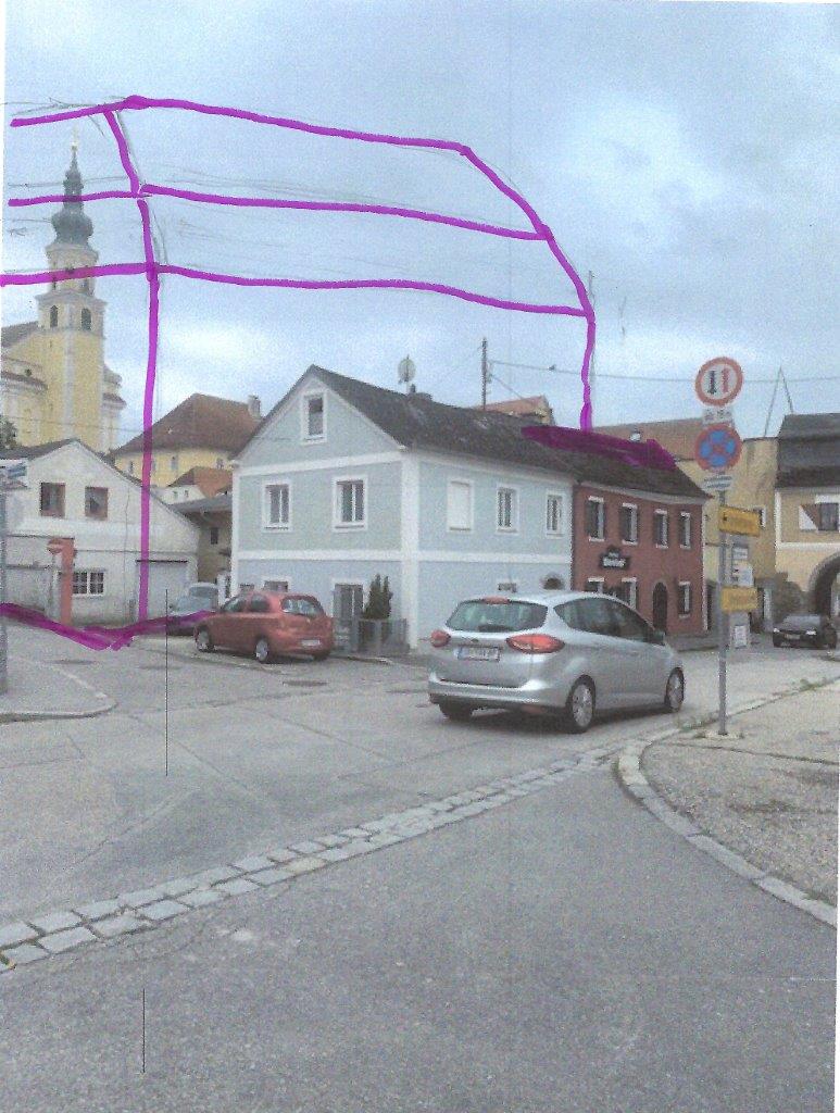 Schrding Projekt Seilergraben Fotomontage Nordansicht